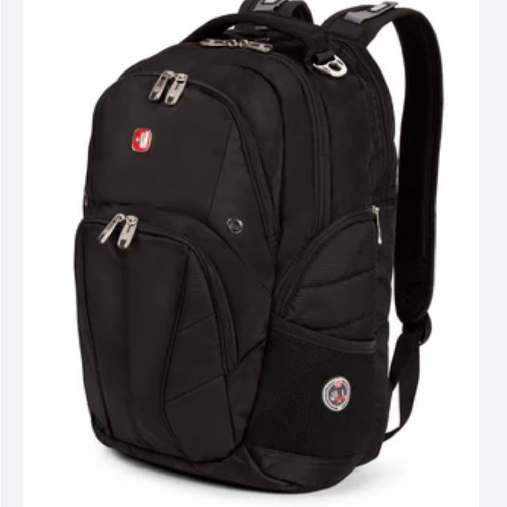 EUC Swiss Gear black backpack either Comfort straps.